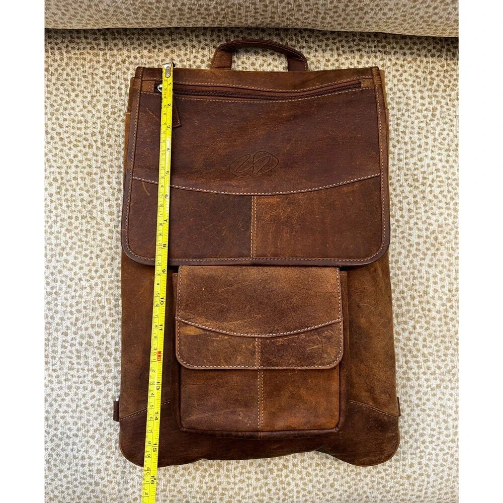 SANTORO Michael Designs The Flight Jacket iPad Mac Case Brown Leather 2 Straps